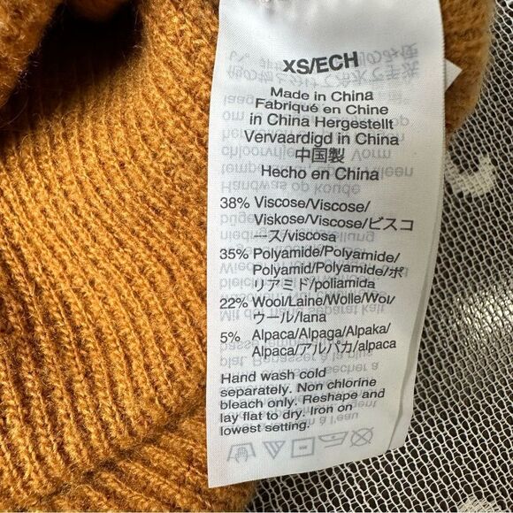 Madewell Jane Waffle Stitch Sweater Sz XS - Picture 12 of 12